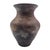 Mid-Century Modern Studio Pottery Iron-Saturated Stoneware Vase – Tenmoku Glaze 8" For Sale - Image 3 of 13