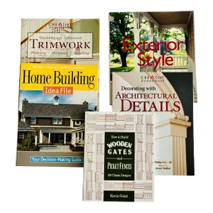 Late 20th Century Architectural/Building Idea Books Set- 5 Pieces