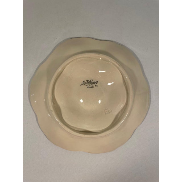 Oyster Gray Early 1920s French Majolica Sarreguemines Oyster Plate For Sale - Image 8 of 10