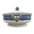 Antique Blue and White Porcelain Serving Tureen With Lid For Sale