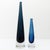 A rare pair of sculptural vases in solid glass, designed by Timo Sarpaneva for Iittala, model Jääpuikko (“Here”), produced...