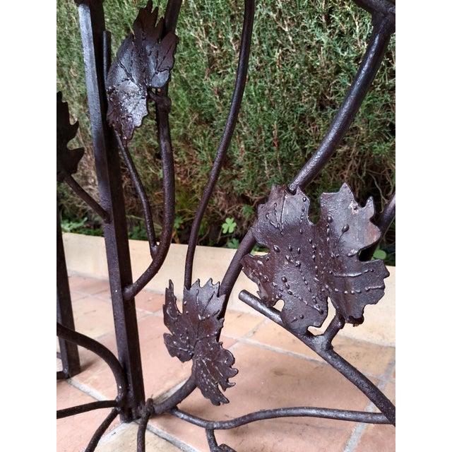 Handmade Wrought Iron Pedestals, 1960s, Set of 2 For Sale - Image 15 of 18