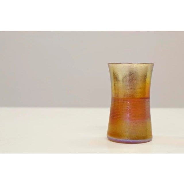First Quarter 20th Century Louis Comfort Tiffany Iridescent Little Vase, 1890s For Sale - Image 5 of 5