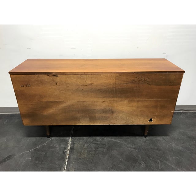 Mid Century Modern MCM Walnut Sideboard Credenza Buffet by Stanley