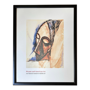 1980s Framed Picasso San Francisco Museum of Modern Art Poster