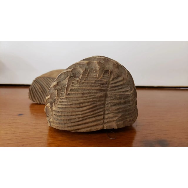 Vintage Wooden Hand Carved Jesus Face Sculpture For Sale In New Orleans - Image 6 of 6