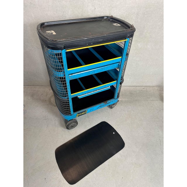 Vintage Industrial Trolley in Metal, 1960s For Sale - Image 12 of 18