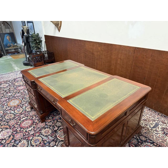 English Desk in Mahogany For Sale - Image 17 of 18