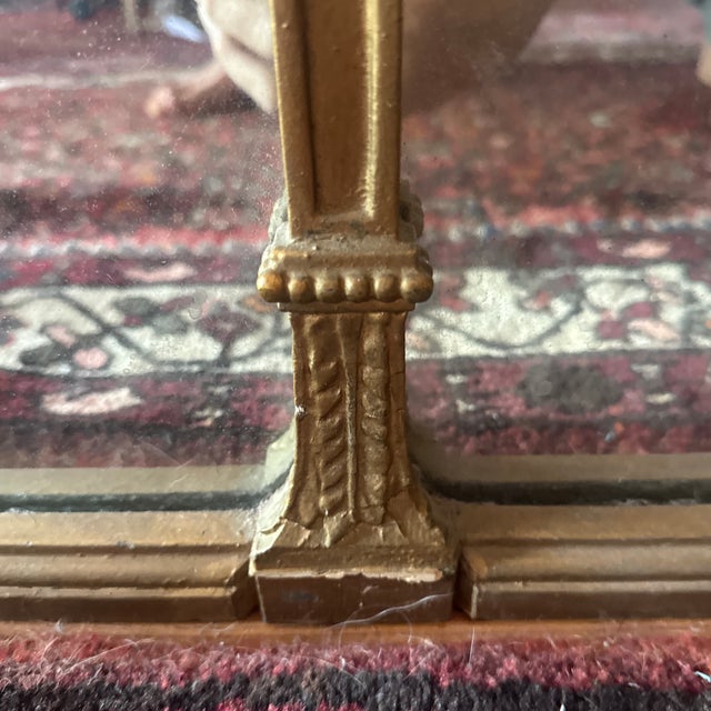 Gold 19th Century Mantle Mirror For Sale - Image 8 of 8