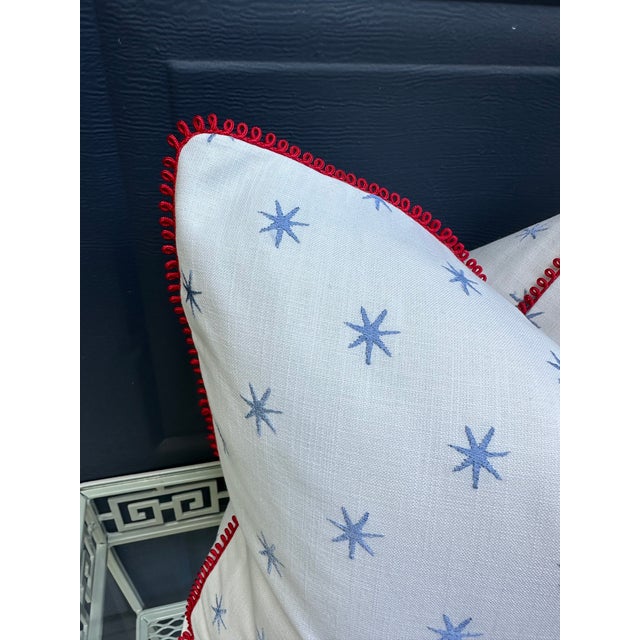 2020s Traditional Americana Star Throw Pillow For Sale - Image 5 of 6