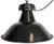 Industrial Black Enamel Factory Lamp with Cast Iron Top, 1950s For Sale - Image 18 of 18