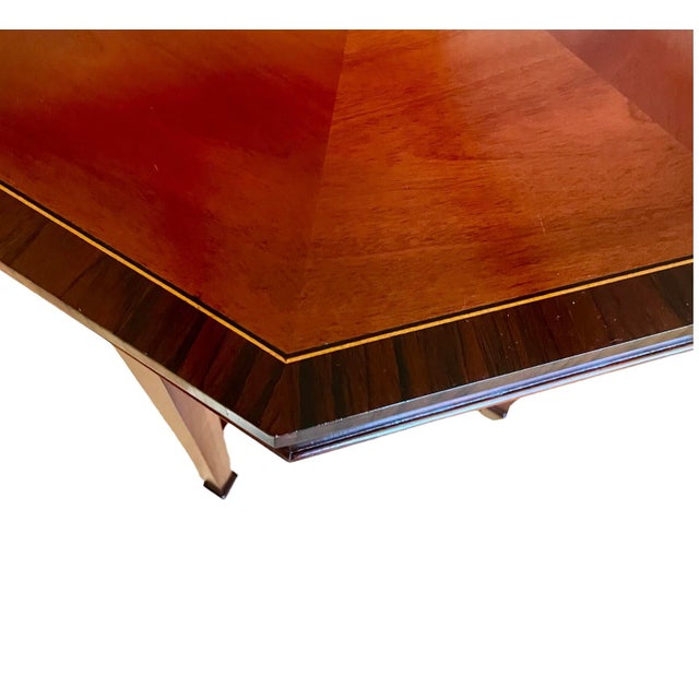 Early 21st Century Mahogany and Rosewood Center Table by Maitland Smith For Sale In Atlanta - Image 6 of 7