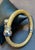 Two Tone Cuff Bangle Bracelet 18 Karat Solid Yellow & White Gold 24 Gram For Sale - Image 4 of 8