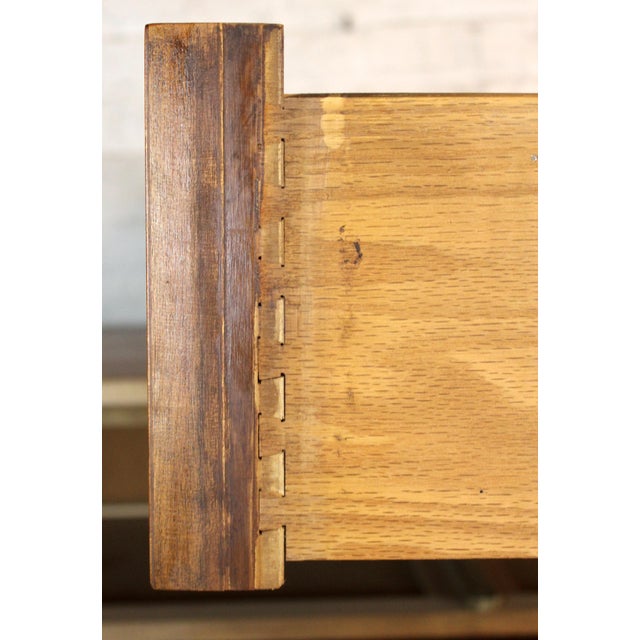 Mid 20th Century Thomasville Mid-Century 'Arched' 6-Drawer Highboy Dresser in Walnut & Burl For Sale - Image 9 of 18