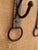 Brown Pair Faux Leather Metal Candle Sconces (After Jacques Adnet) Horse Bridle Hermès For Sale - Image 8 of 8