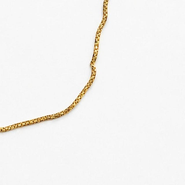 19.2 Karat Gold Wire Chain For Sale - Image 5 of 6
