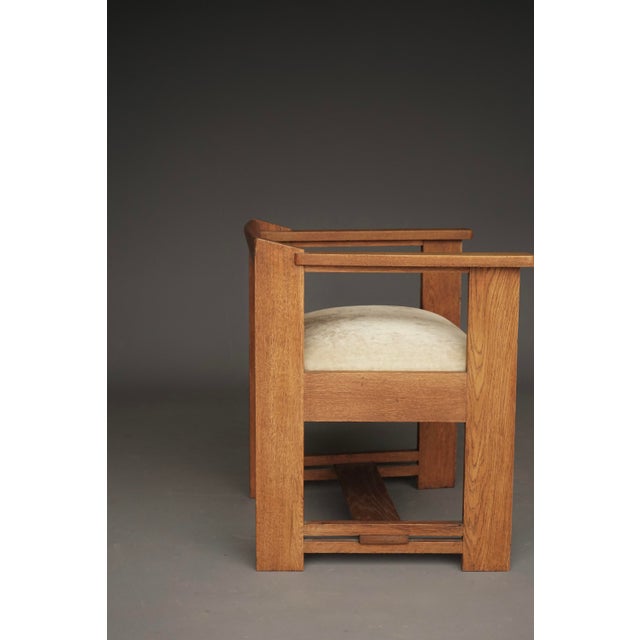 Modernist Hague School Armchair attributed to Frits Spanjaard, 1920s For Sale - Image 4 of 18