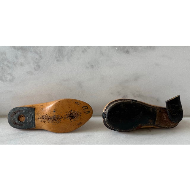 Pair of Vintage Wooden Shoe Forms or Shoe Lasts For Sale - Image 10 of 10
