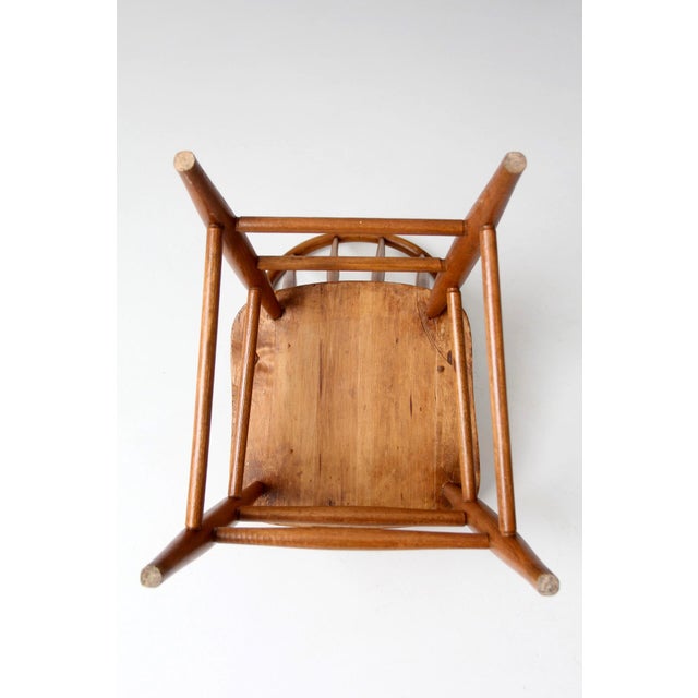 Antique Windsor Bow Back Side Chair For Sale - Image 16 of 16
