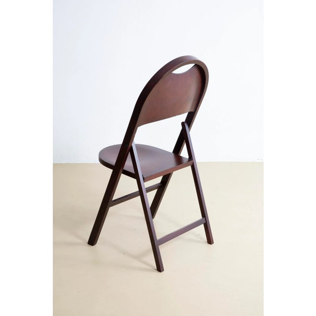 Achille Castiglioni Tric Folding Chairs by Achille and Pier Giacomo Castiglioni, 1960s, Set of 4 For Sale - Image 4 of 9