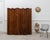 Antique Wavy Fir Wood Screen in the style of Baumann, 1930s For Sale - Image 4 of 7