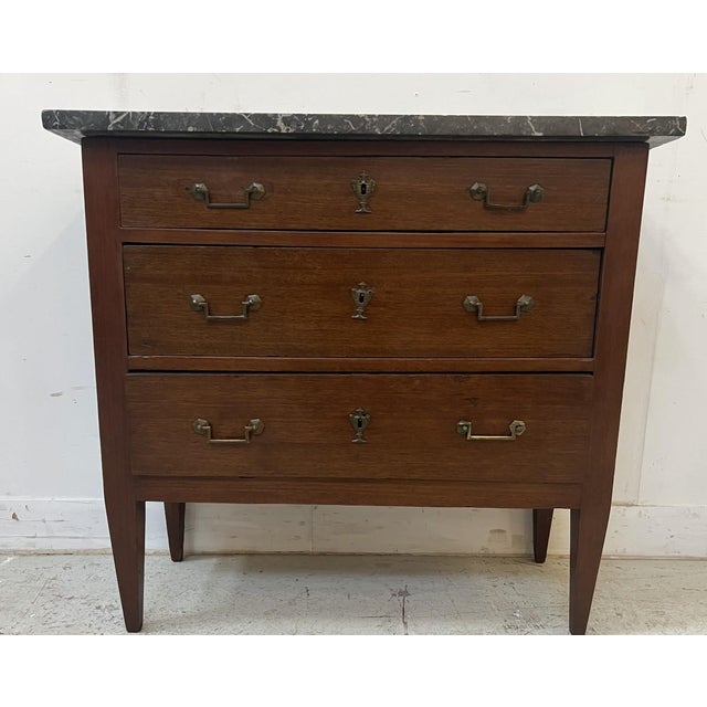 Louis XVI Style Chest of Drawers in Oak, 19th Century For Sale - Image 14 of 16