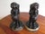 English 19th Century English Carved Wooden Griffins on Stands, a Pair For Sale - Image 3 of 15