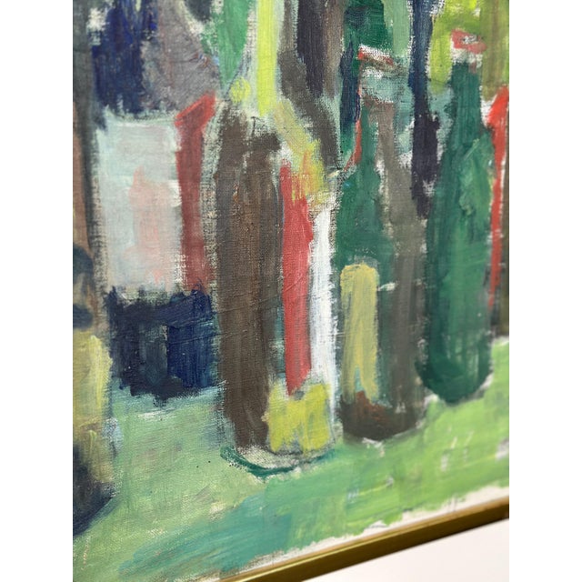 Ingeborg Strangell, Bottles, 1960s, Oil on Canvas, Framed For Sale - Image 9 of 18