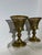 Set of Two Early 20th Century Brass Compote or Candle Holders For Sale - Image 4 of 10