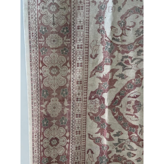 Vintage Rug in Wool For Sale - Image 4 of 5