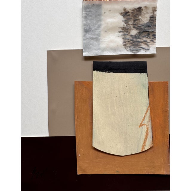 "Memorabilia 9" Original Mixed-Media Collage on Paper by Zac Woodiel For Sale In Little Rock - Image 6 of 9