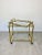 1960s Brass Faux Bamboo Effect & Glass Serving Bar Cart, Italy, 1960s For Sale - Image 5 of 18
