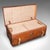 Brown Large Antique Trunk Case, English, Leather, Suitcase, Shop Display, Edwardian For Sale - Image 8 of 12