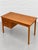 Apartment Sized Mid Century Modern Teak Desk | Compact Danish Writing Desk, C. 1960's For Sale - Image 11 of 16