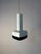 Black and White Pendant Lamp by Bent Karlby for Schrøder-Kemi, 1970s For Sale - Image 9 of 11