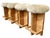 Art Deco Cicely Modern Stool by Bertu in New Zealand Sheepskin and White Oak For Sale - Image 3 of 7