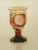 Cup Goblet Bohemian Glass Ruby Flashed Cut Engraved Cornucopia Antique Grand Tour For Sale - Image 17 of 17