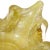 Mid 20th Century Vintage Murano Barovier Toso Yellow Gold Flecks Control Bubbles Italian Art Glass Spike Bowl Ashtray For Sale - Image 5 of 8