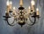 Flemish Brass Two-Tier Twelve Branch Chandelier For Sale - Image 6 of 7