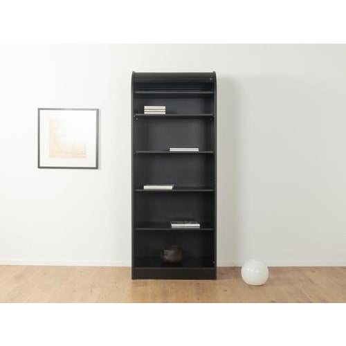 Black Tambour Door Cabinet in the style of Aldo Van Den Nieuwelaar For Sale - Image 8 of 8