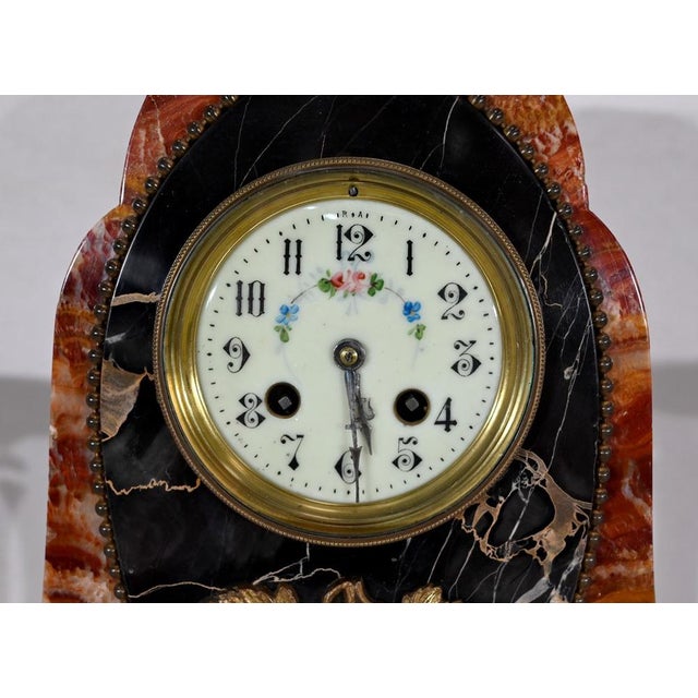 Cream Art Nouveau Mantelpiece, Late 19th Century, Set of 3 For Sale - Image 8 of 18