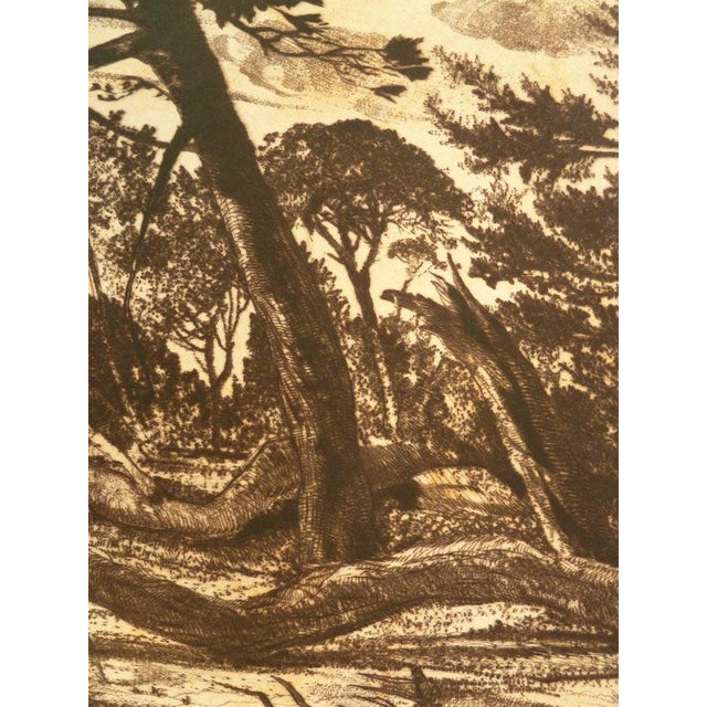 Gerard Diaz, Le vent, Etching For Sale - Image 4 of 8
