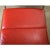 Modern Pair of Red Leather Armchairs & Ottoman by Wilkhahn For Sale - Image 4 of 12