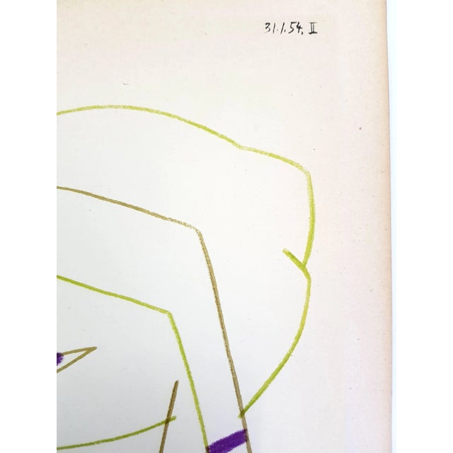 Pablo Picasso The Human Comedy - Lithograph 1954 For Sale - Image 4 of 5