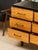 Mid 20th Century Black and Mahogany Mid-Century Nine Drawer Dresser For Sale - Image 4 of 11
