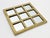 Late 20th Century Vintage Mirrored Brass Tic Tac Toe Game Board For Sale - Image 5 of 6