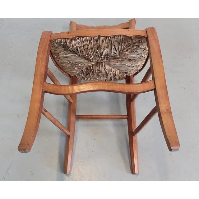 Antique Birch Dining Chairs, Set of 4 For Sale - Image 3 of 5