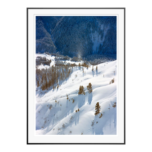 Toni Frissell 'St Anton Snow' Archival Pigment Print Framed in Black