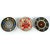 Vintage Folk Art Ceramic Wall Plates, Former Czechoslovakia and Romania, 1950s, Set of 3 For Sale - Image 9 of 9