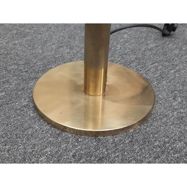 1960s Mid-Century Modern Brass Floor Lamp from Hillebrand Lighting, 1960s For Sale - Image 5 of 9